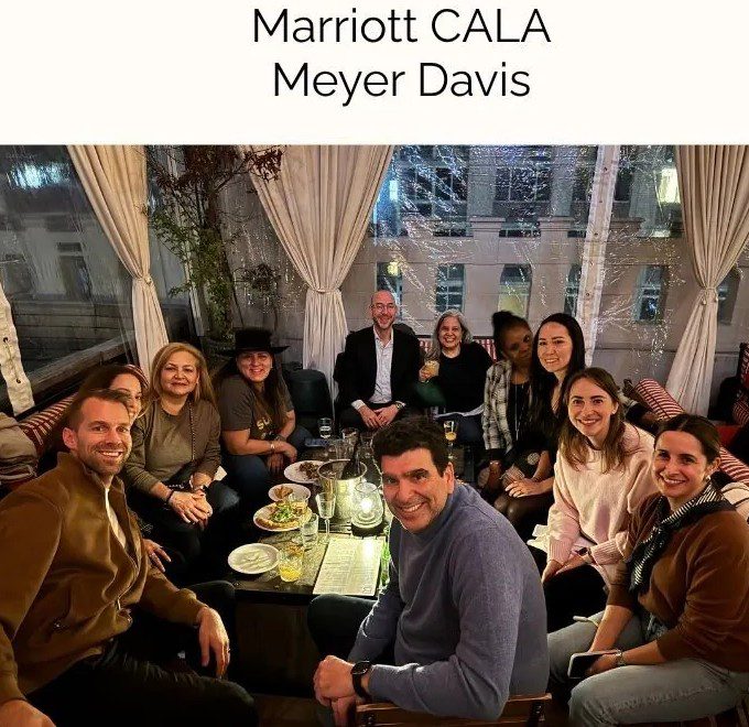 Group dinner during BDNY